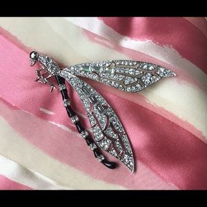 80s Kenneth Jay Lane Dragonfly Brooch